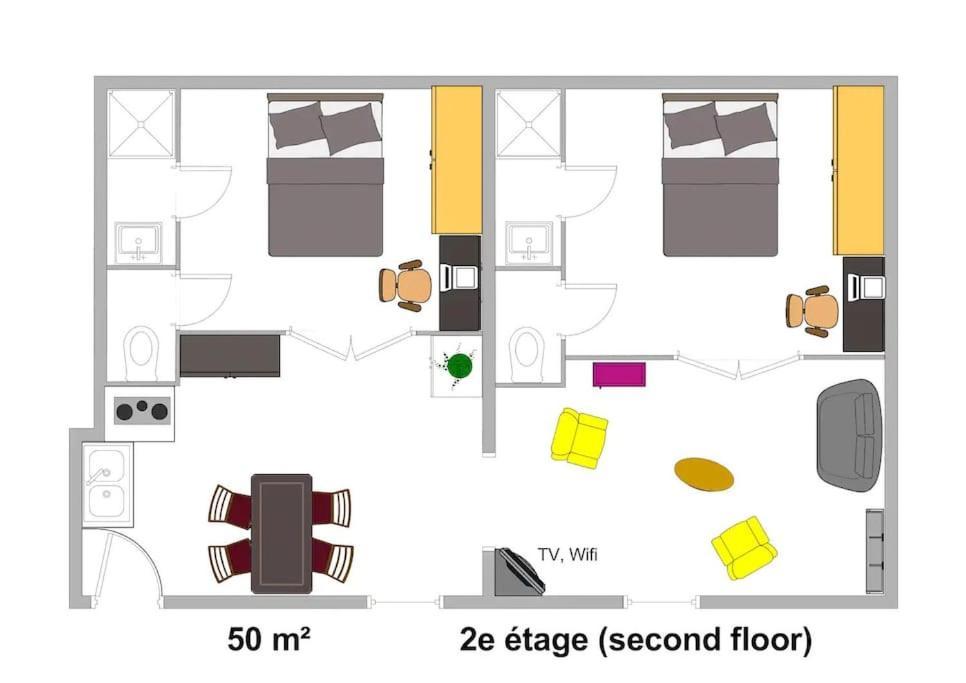Appart Top Center 2 Chambres 2 Salles De Bain مونبيلييه المظهر الخارجي الصورة